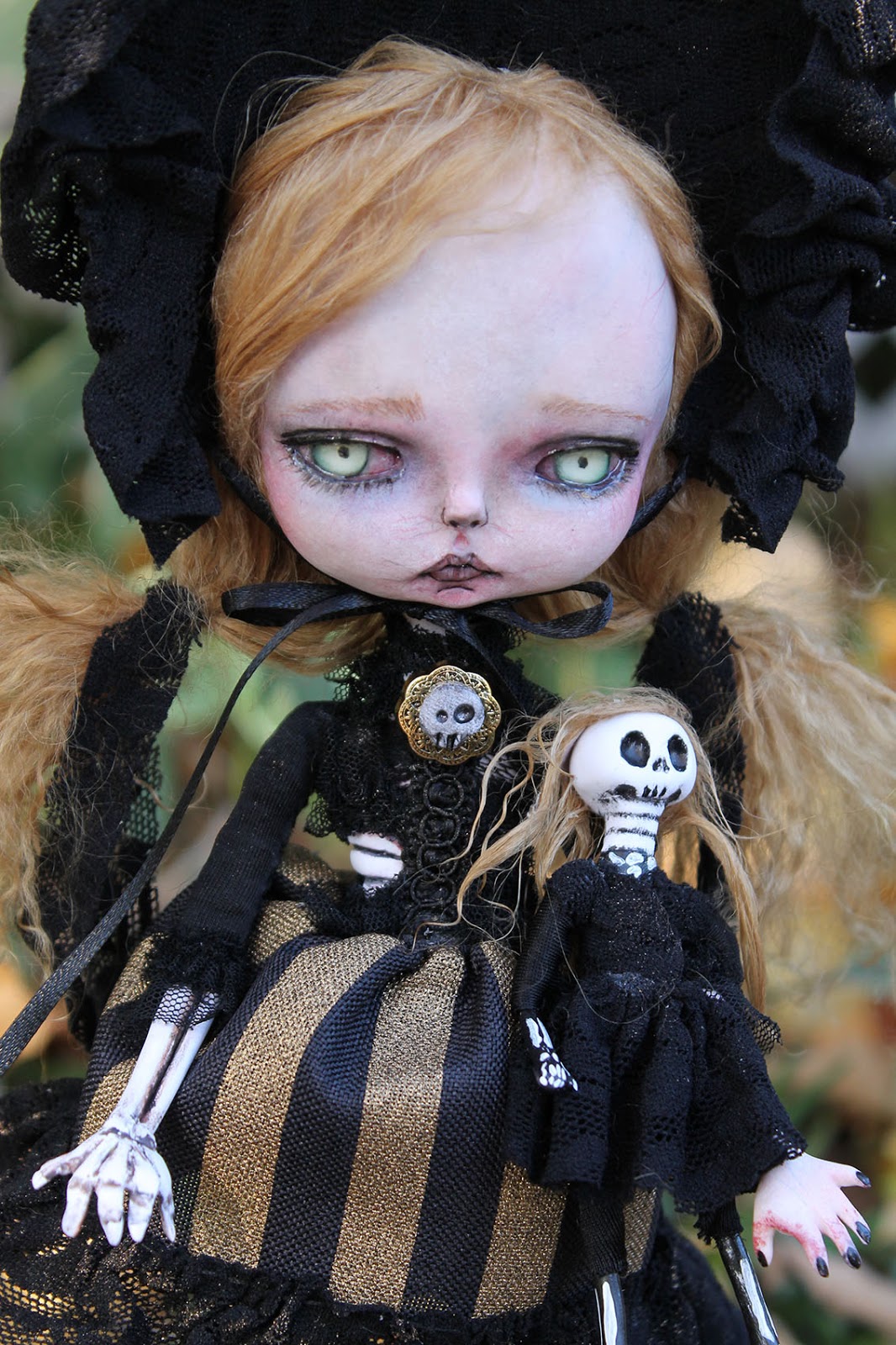 Anne Marie Gibbons Lil Poes Ooak Goth Dolls And Monsters Ooak Art