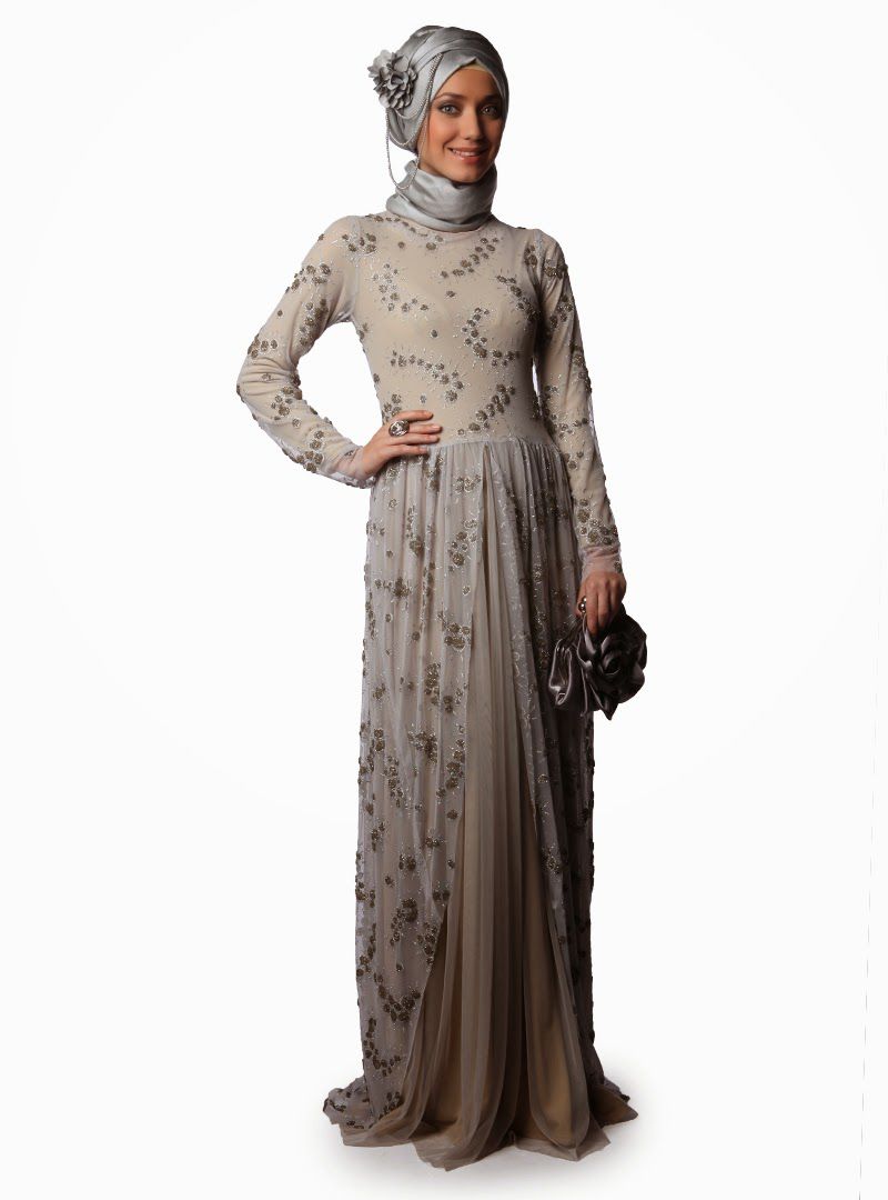 Model Baju Gamis Pesta Terbaru 2016
