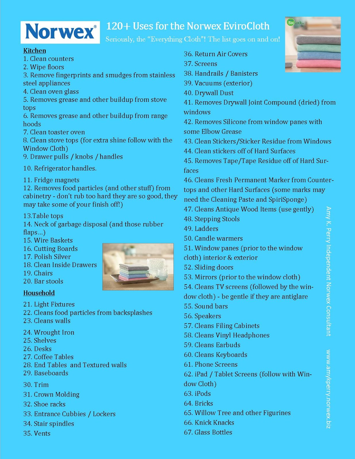Peace Of Microfiber 120 Uses For The Norwex EnviroCloth norwex-tech-cleaning-cloth-youtube