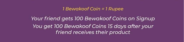 bewakoof coins