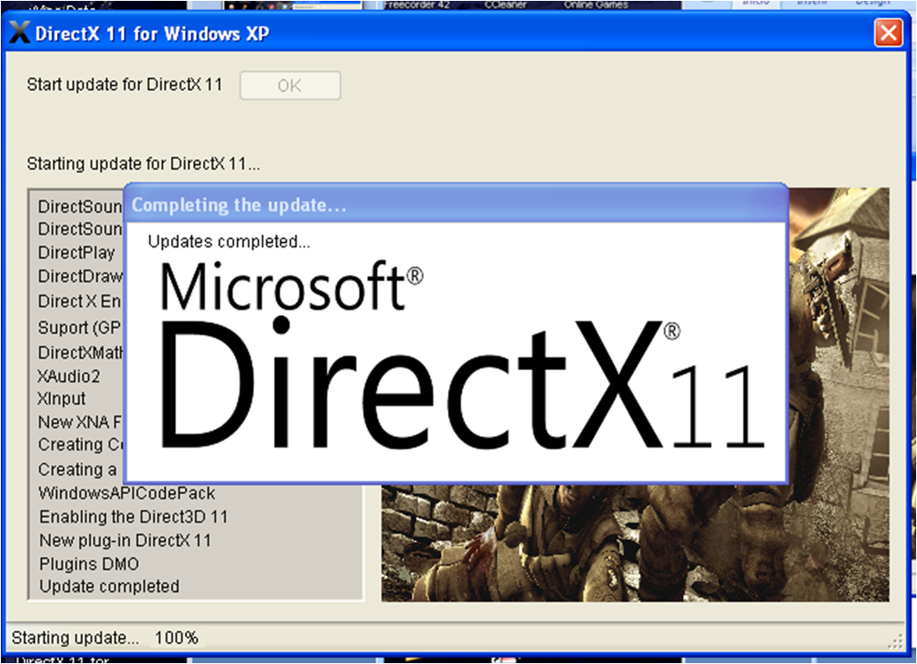 Directx 11 windows xp and vista - lucomploca's diary