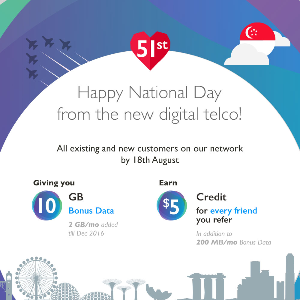 Circles.Life SG51 Promo 10GB Data Free! CAMEMBERU