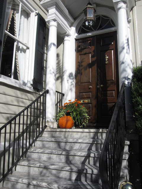 Simple Porch Decor - a beautiful Charleston Home