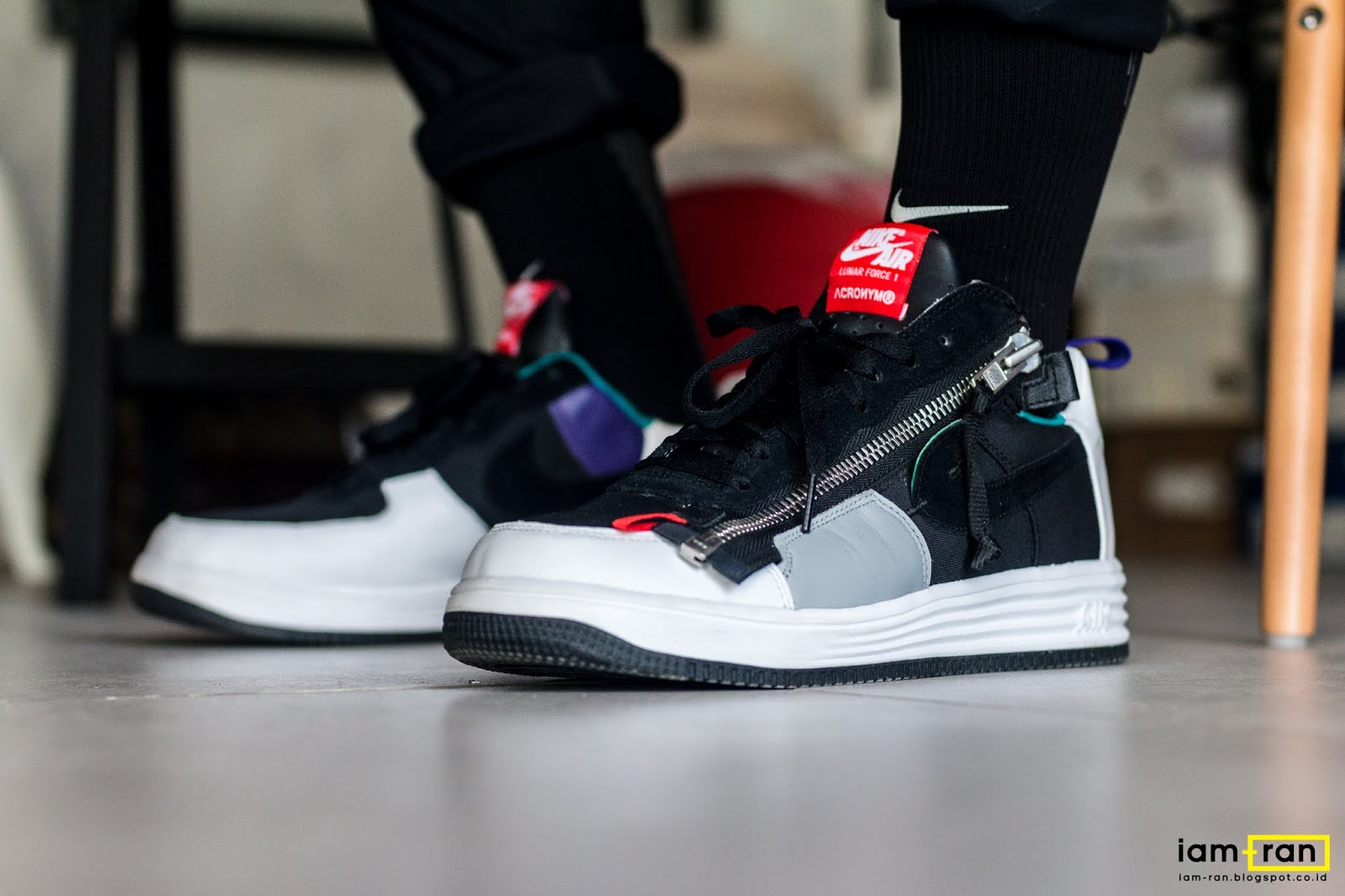 FEET : Aheng - Nike Lunar Force 1 x Acronym