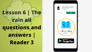 Lesson 6 | The rain all questions and answers | Reader 3 Lesson 6 | The rain all questions and answers | Reader 3