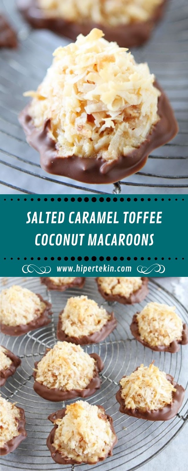 SALTED CARAMEL TOFFEE COCONUT MACAROONS