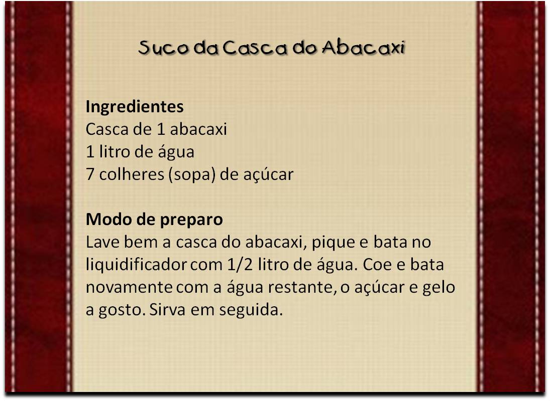 A Eli quem faz Suco da Casca do Abacaxi A Eli quem faz Suco da Casca do Abacaxi