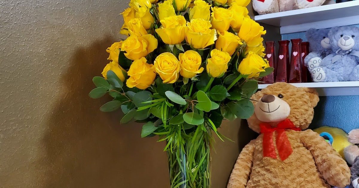 Long Stem Yellow roses