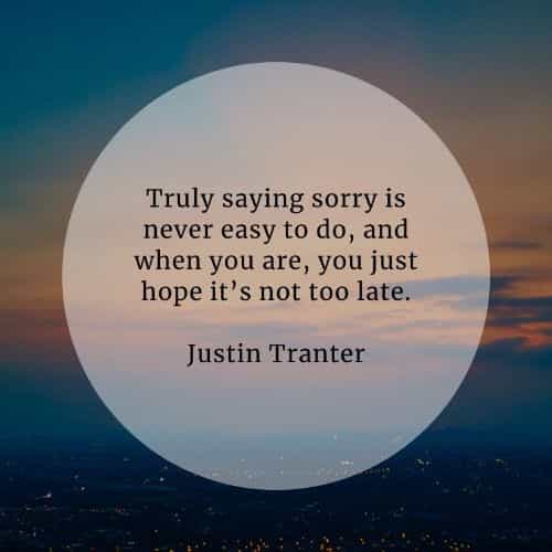 Quotes to say sorry to a girl