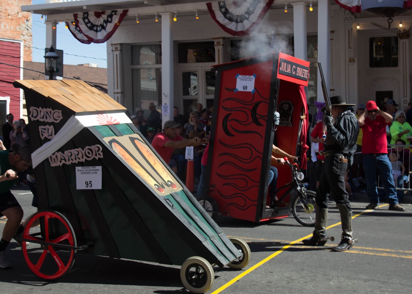 Scott's Images Outhouse Races in Virginia City