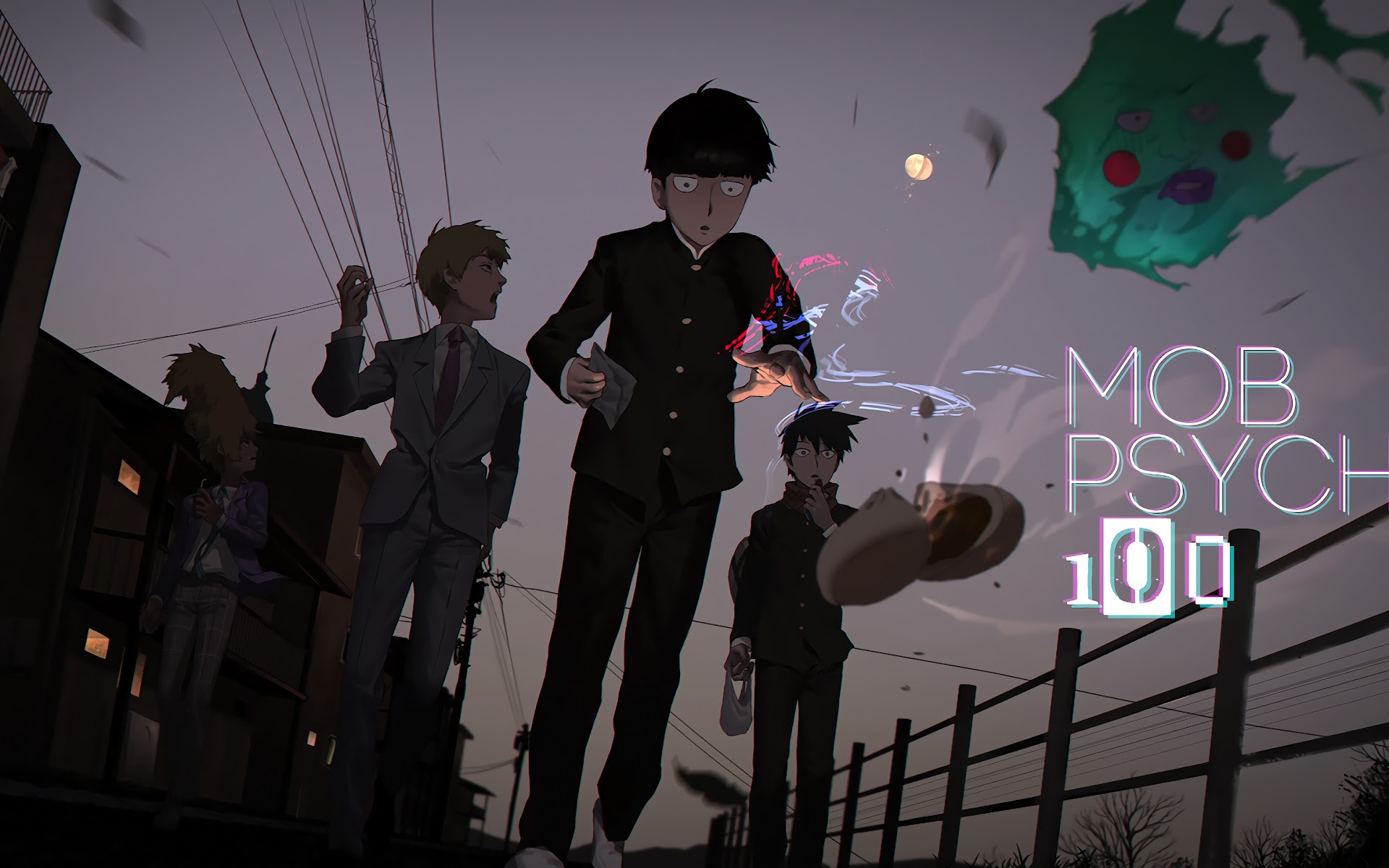Mob Psycho 100, Anime, Characters, 4K, 3840x2160, #16 Wallpaper