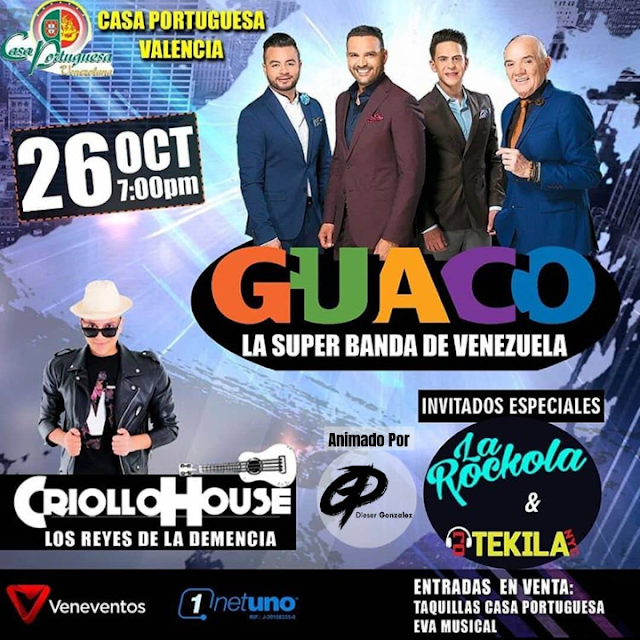 Guaco enciende la Rumba en San diego, Venezuela este 26 de Octubre