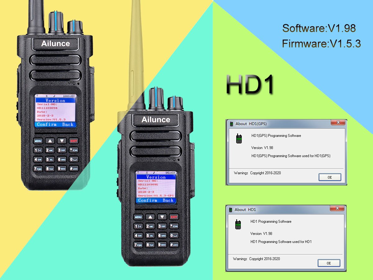 Delboy's Radio Blog Ailunce HD1 Firmware Update (August 2018)