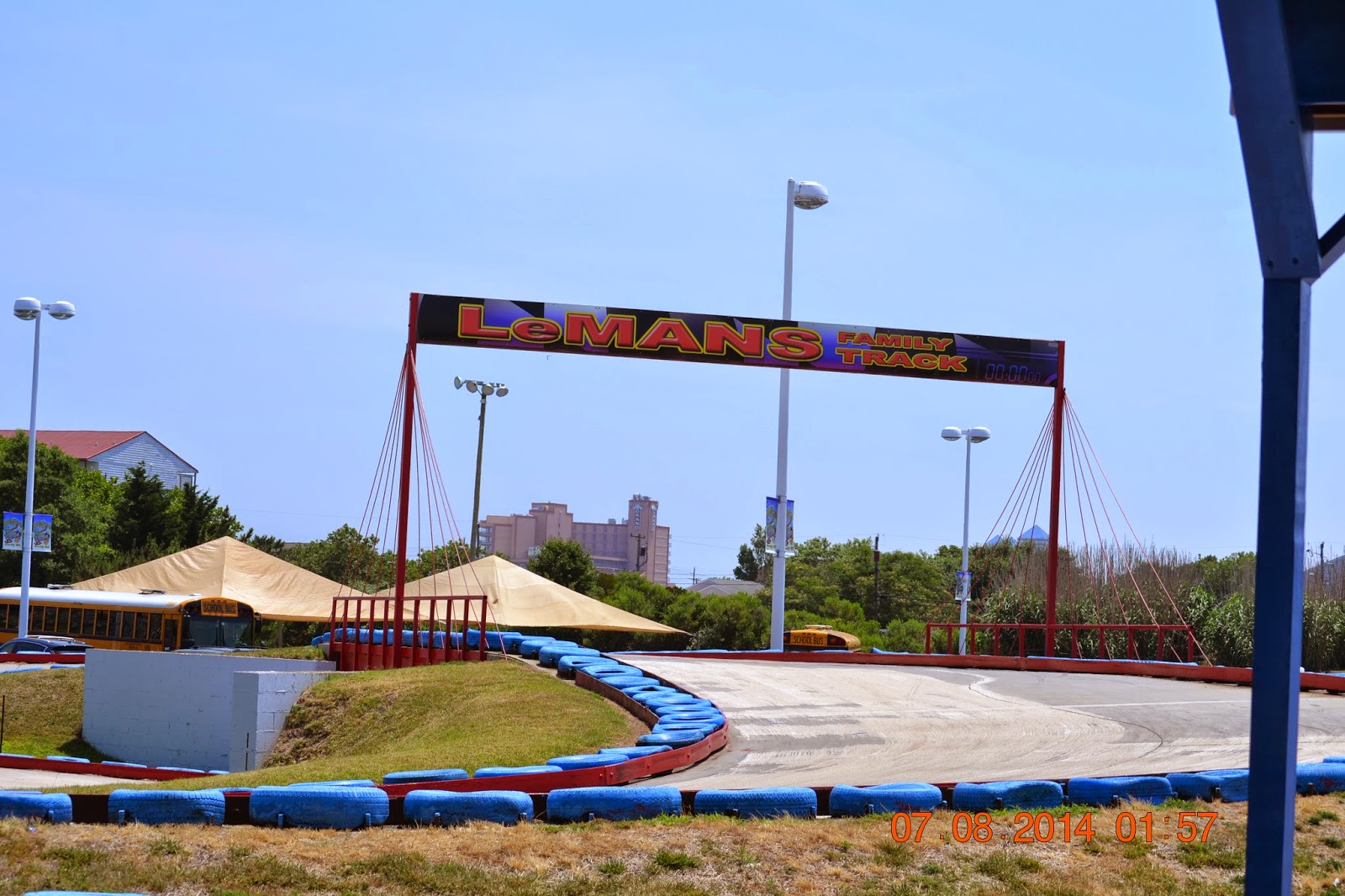 Travels and Wandering Lemans Speedway at Jolly Roger, Maryland