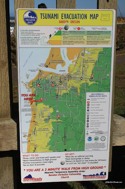 Bandon oregon tsunami zone