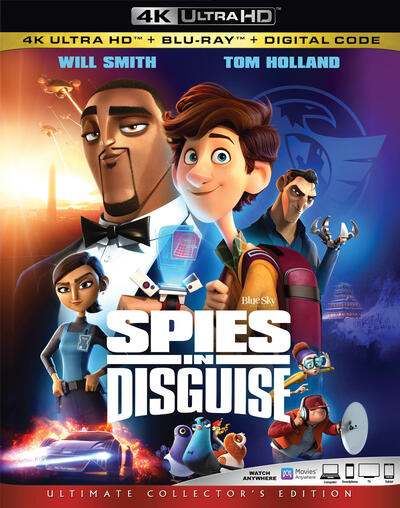 Spies In Disguise (2019) 2160p HDR BDRip Dual Latino-Inglés [Subt. Esp] (Animación. Comedia)