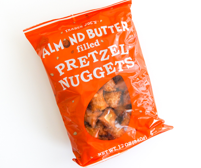 Sweet on Trader Joe's Almond Butter Filled Pretzel Nuggets Bake at 350°