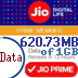 track jio data balance by sms