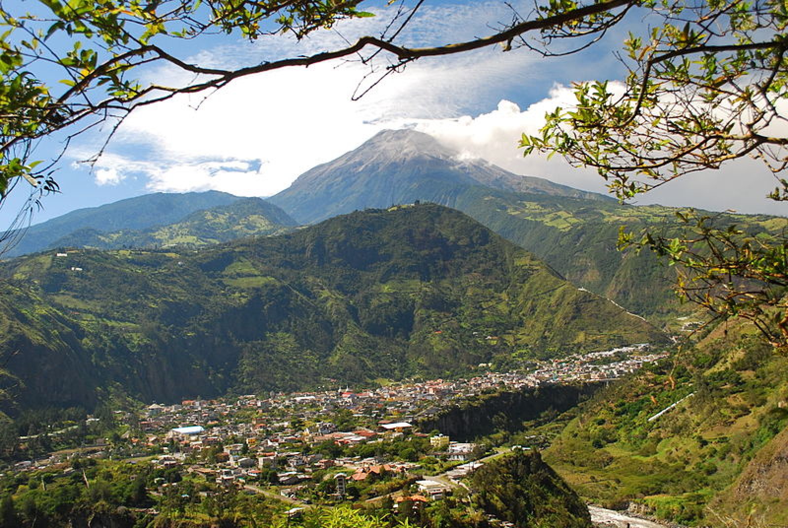 ECUADOR, un hermoso país Andino Baños, ciudad en Tungurahua