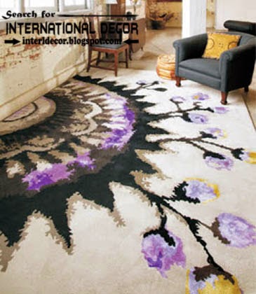 modern printed carpet patterns, patterned carpets and rugs, purple carpets