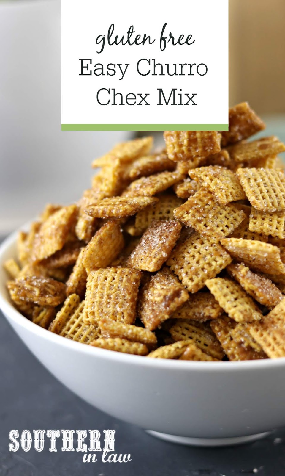 Churro Chex Mix Party Snack