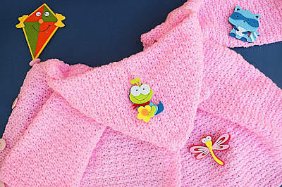 1 - Crochet Imagen Capucha de abrigo rosa por Majovel Crochet