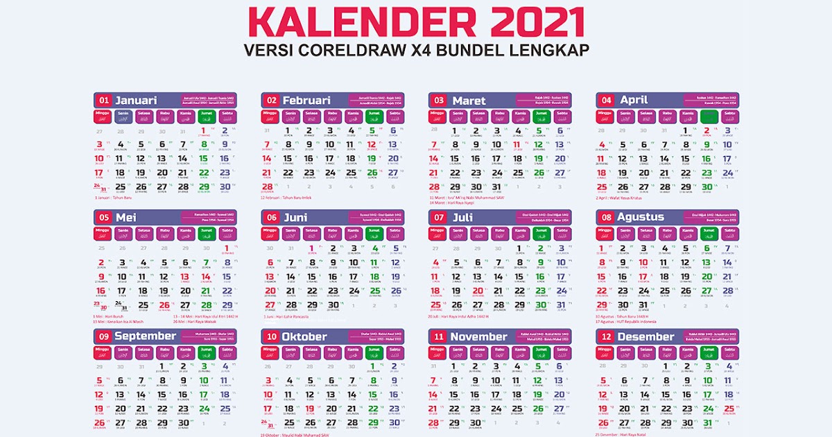[View 29+] 24+ Template Kalender 2021 Cdr Images jpg