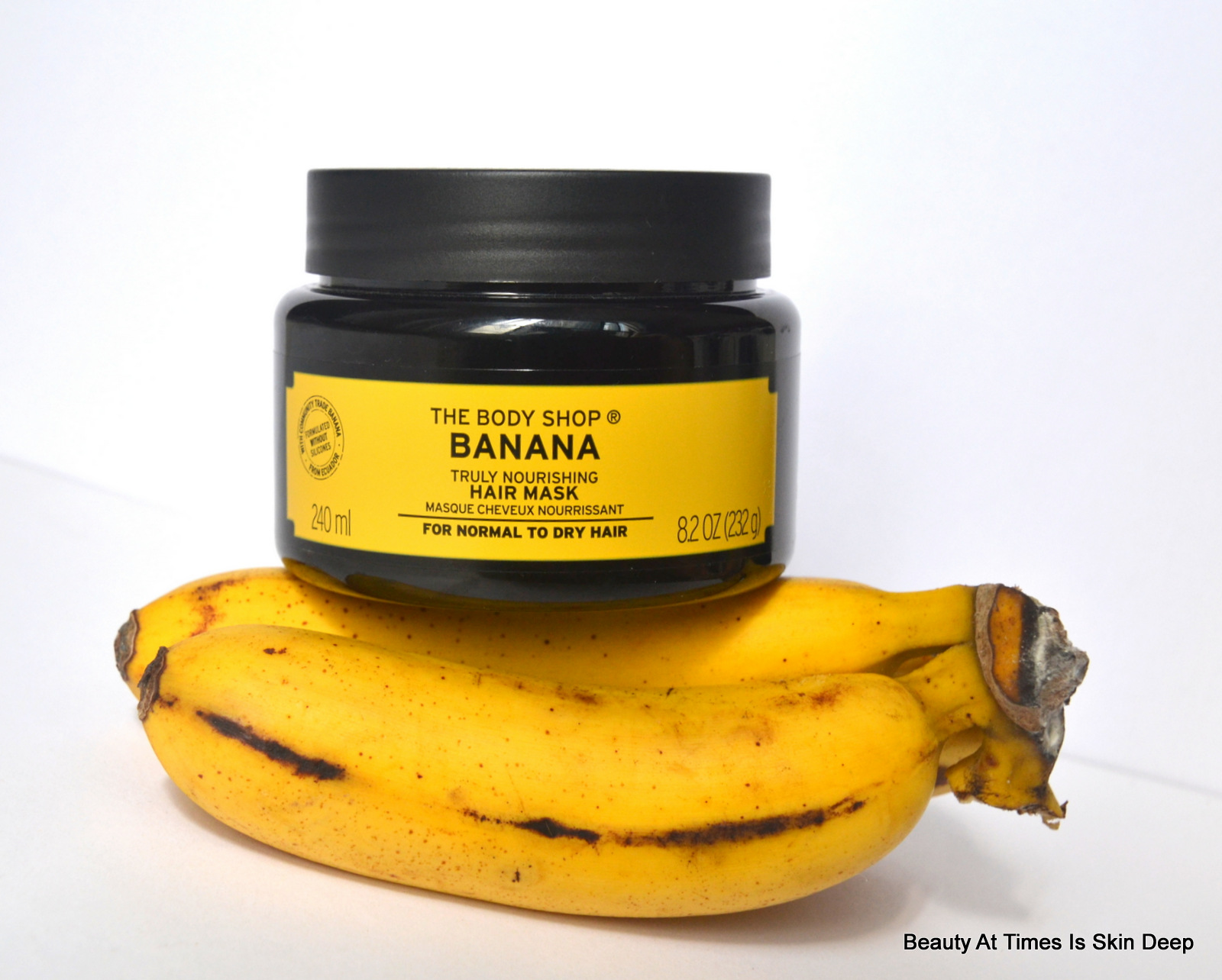 en anden udstilling status Beauty At Times is Skin Deep: The Body Shop Truly Nourishing Banana Hair  Mask for normal to dry hair