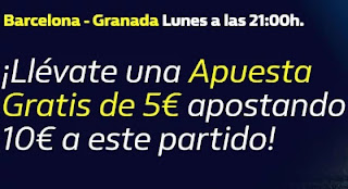 william hill Apuesta Gratis Barcelona vs Granada 20-9-21 william hill Apuesta Gratis Barcelona vs Granada 20-9-21