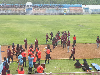 Liga SMK Panca Bhakti Banjarnegara merayakan kemenangan