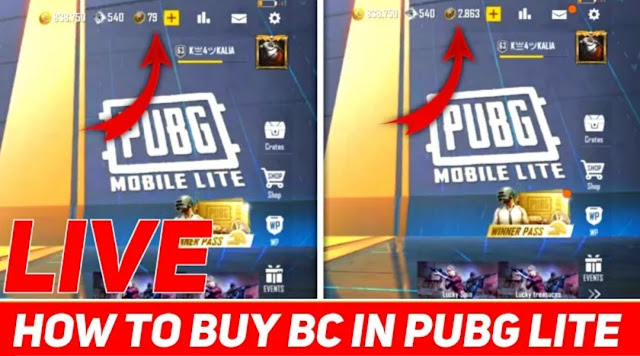 How to purchase BC in PUBG Lite How to purchase BC in PUBG Lite