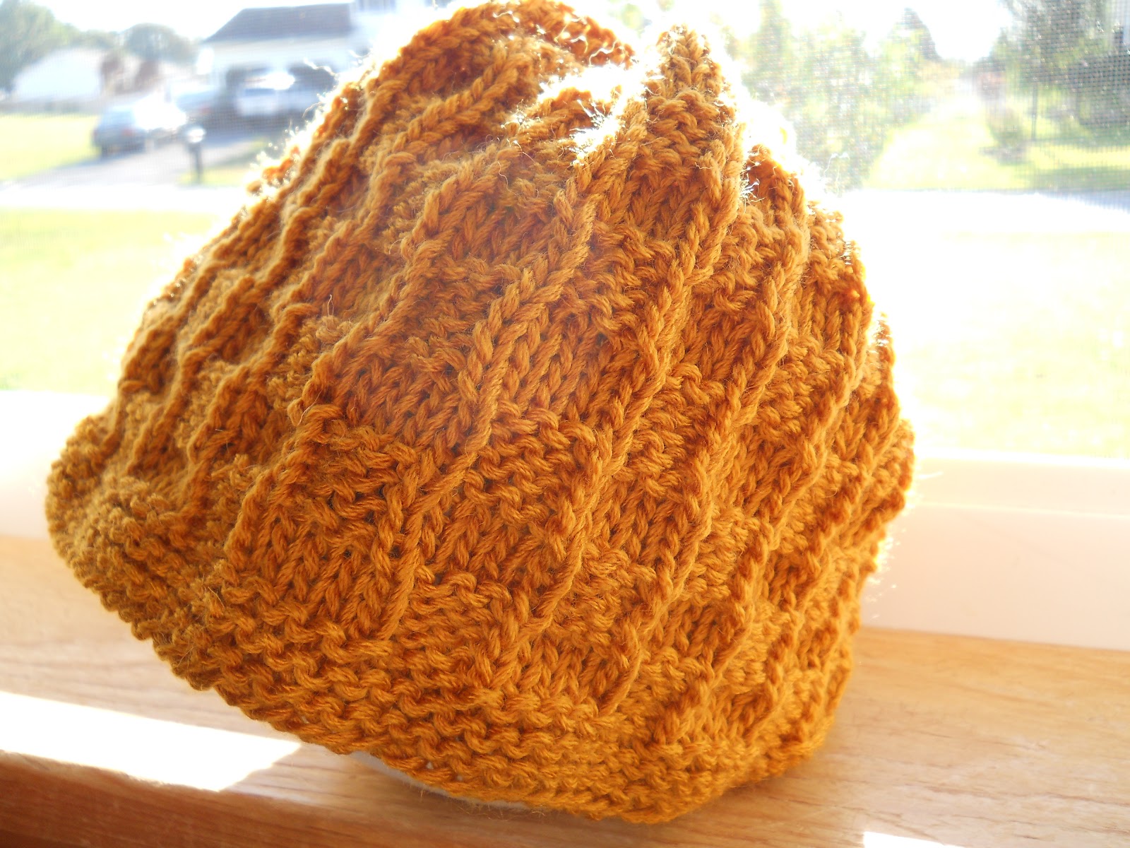 chemo cap knit in the round