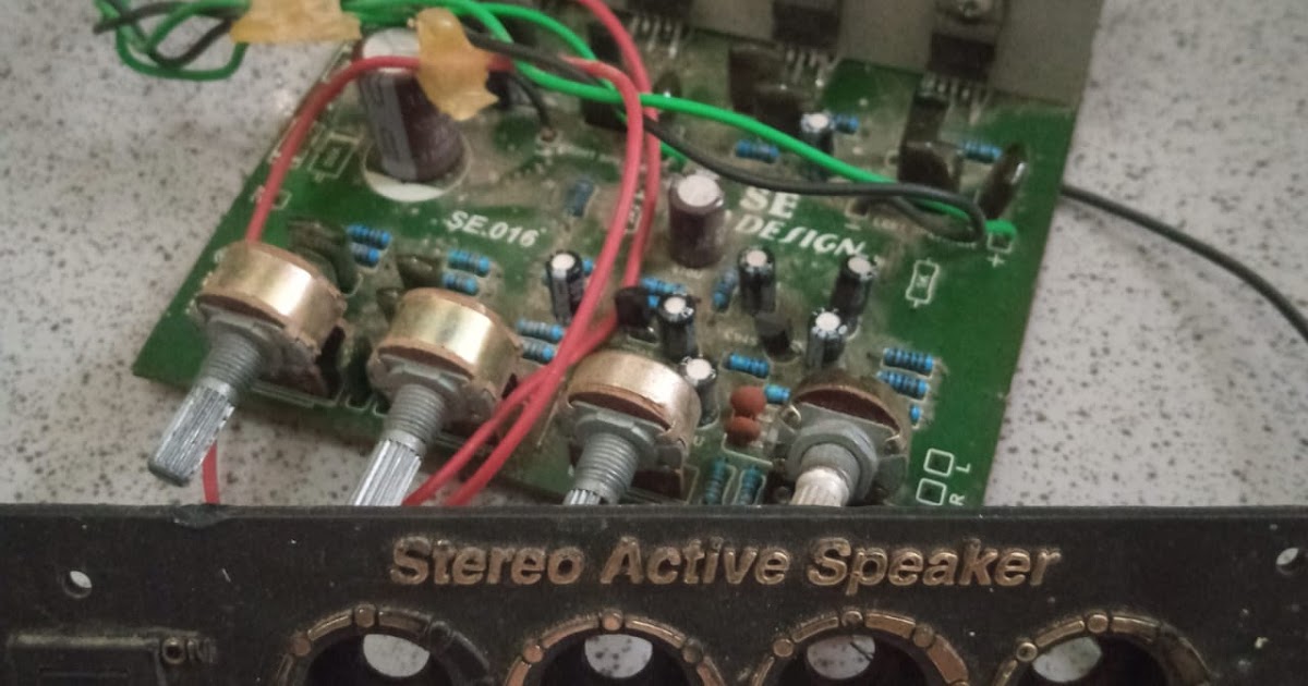 Coba Perbaiki Sendiri Speaker Aktif Rusak Modal Nekat