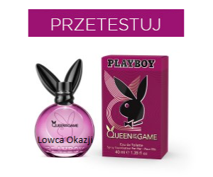 Przetestuj wodę toaletową Playboy Queen of the game - 100 szt. czeka Konkurs