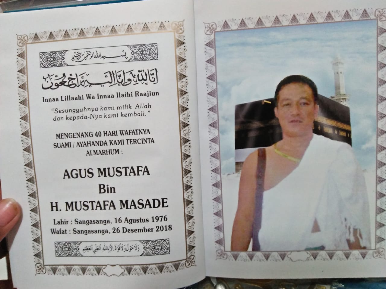 Contoh Isi Buku Yasin Mengenang 40 Hari Berbagai Contoh