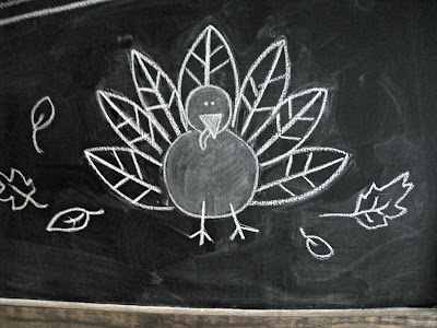 A close up of a blackboard