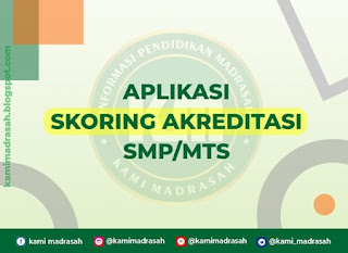 MTs ialah aplikasi penilaian ratifikasi berbasis excel yang dibentuk untuk menjumlah ni Download Aplikasi Skoring Akreditasi SMP/MTs [Excel]