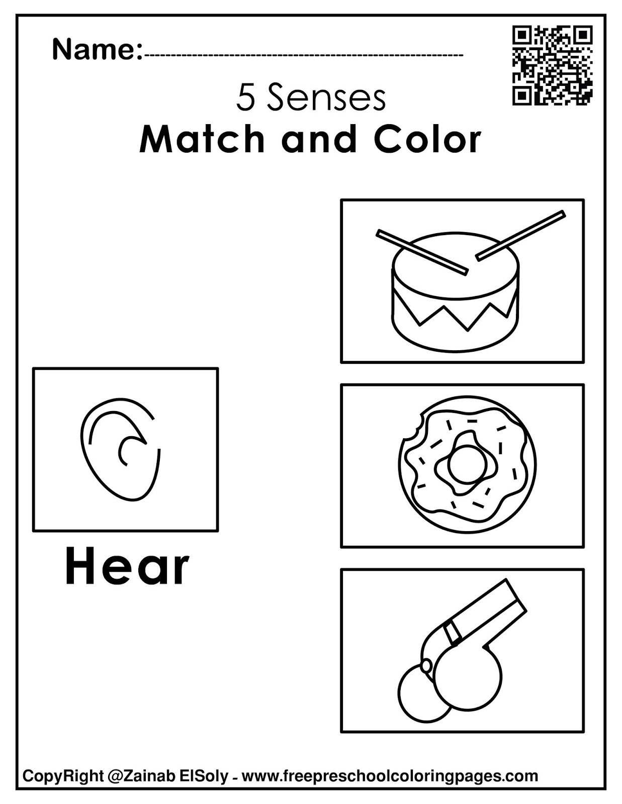 Set Of 5 Senses Activities For Kids Set Of 5 Senses Activities For Kids