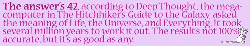 The Answer's 42