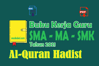 BUKU KERJA GURU Al-Quran Hadist TERBARU