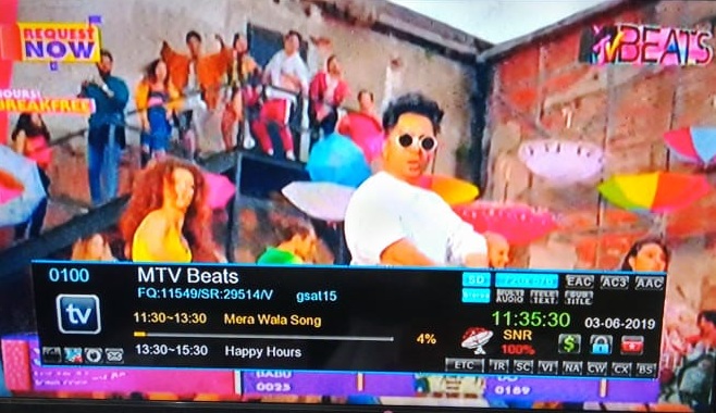 DD Free Dish Started EPG (Electronic Program Guide)