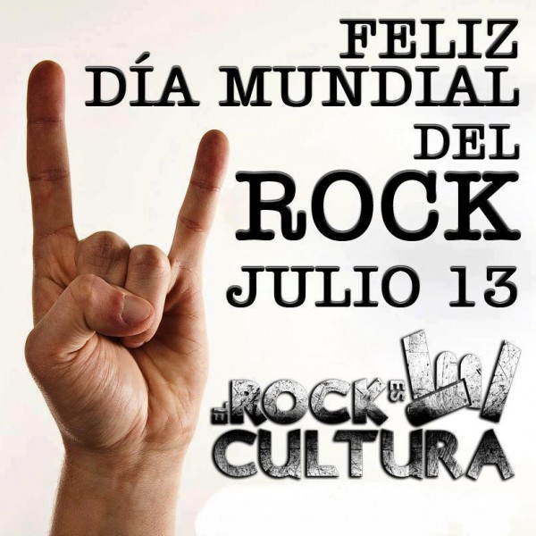 Compartiendo mi opinión Hoy 13 de Julio se celebra el Día mundial del Rock