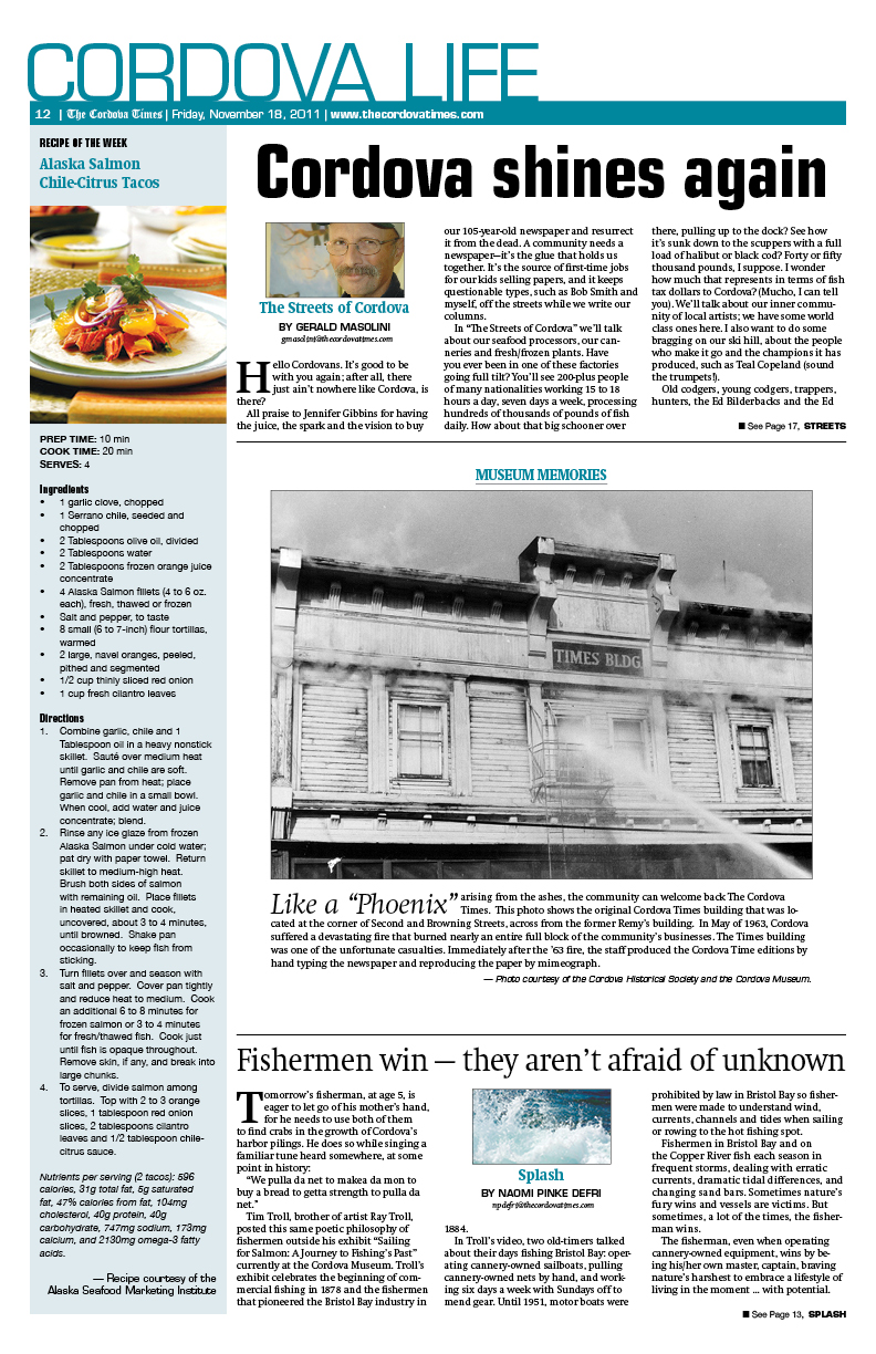 Chic 907 A whole new look for The Cordova Times