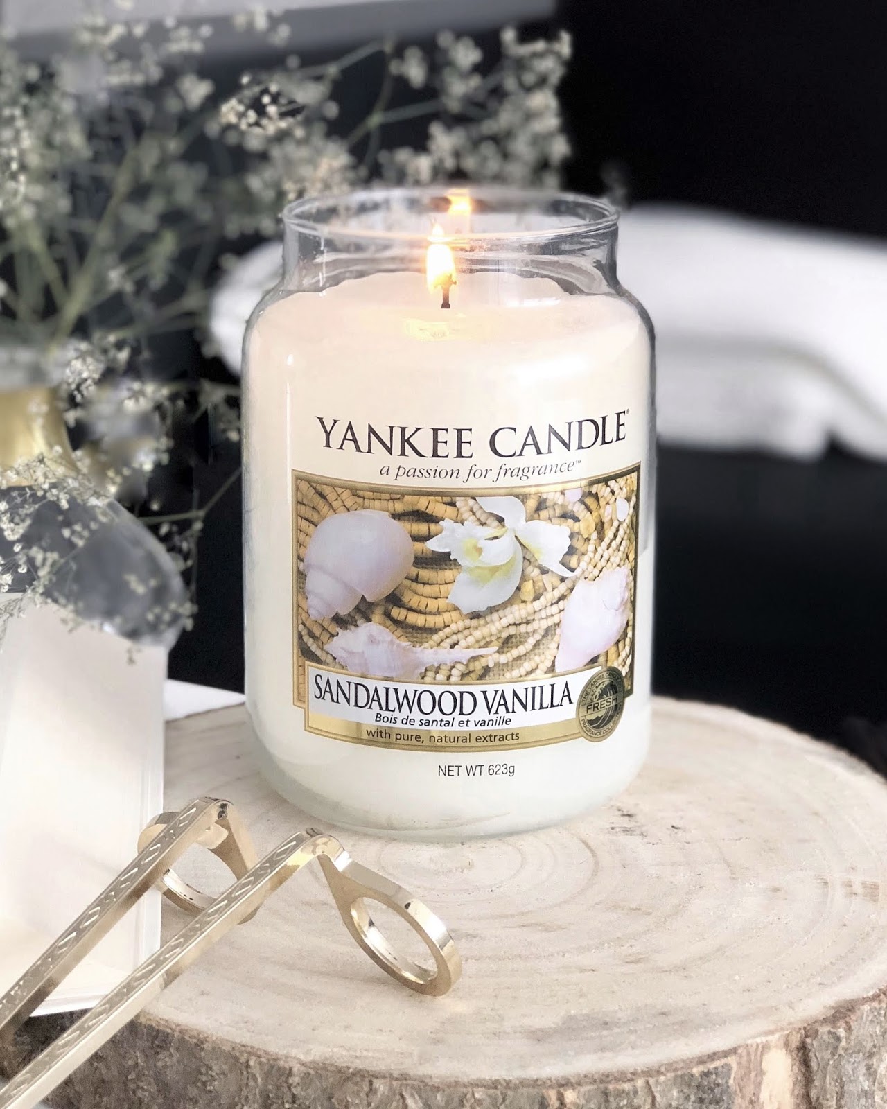 Sandalwood Vanilla limitowana świeca Yankee Candle Blog kosmetyczny