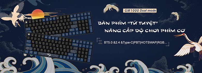 Bàn phím Newmen Gaming không dây GM1000 17 ckeditor 3658477