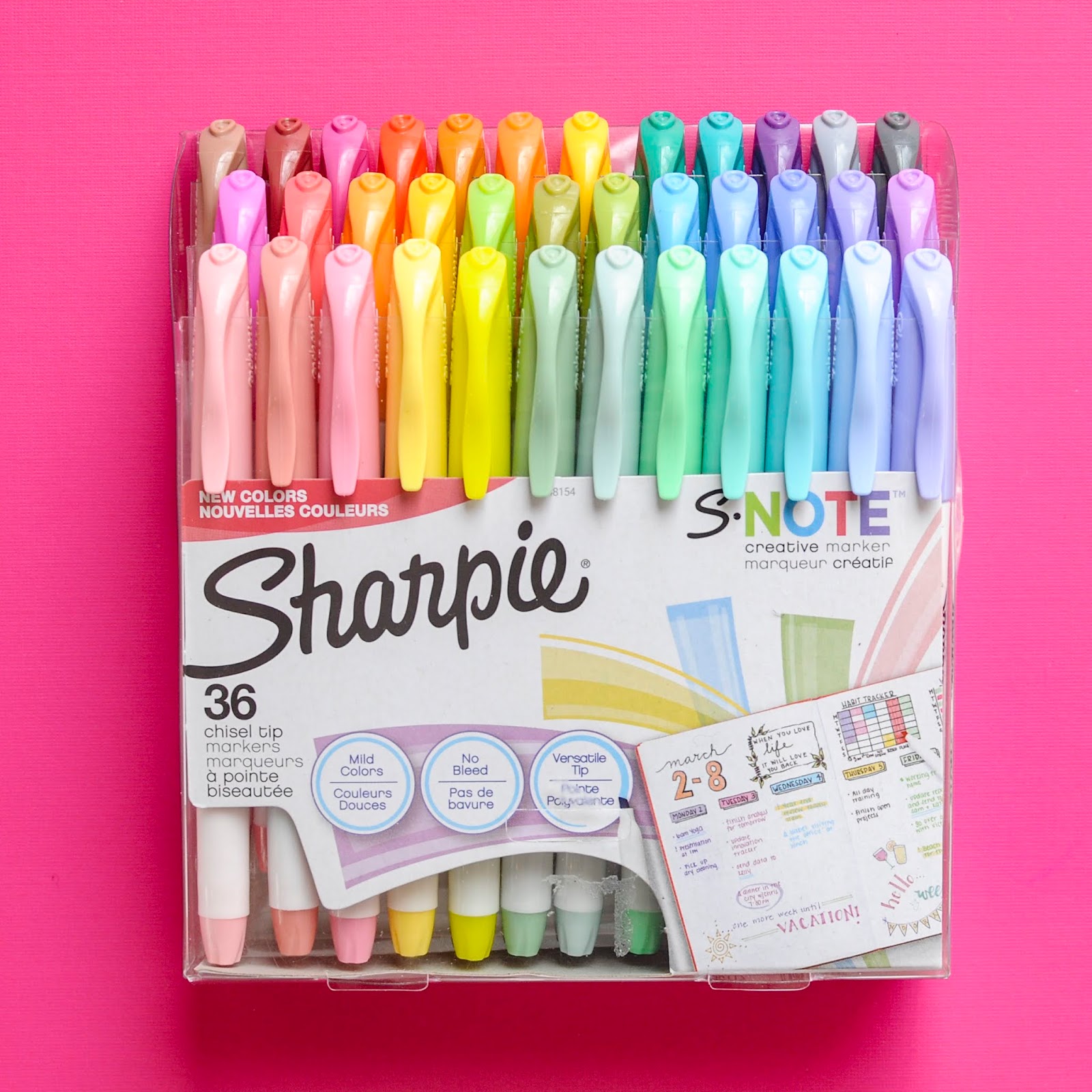 Sharpie 36 SNote Creative Marker Jenny's Crayon Collection