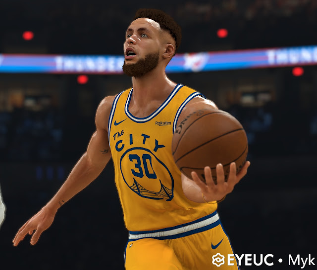 Stephen Curry Cyberface, Hair and Body Model 5 Versions by Stephen Curry Cyberface, Hair and Body Model 5 Versions by