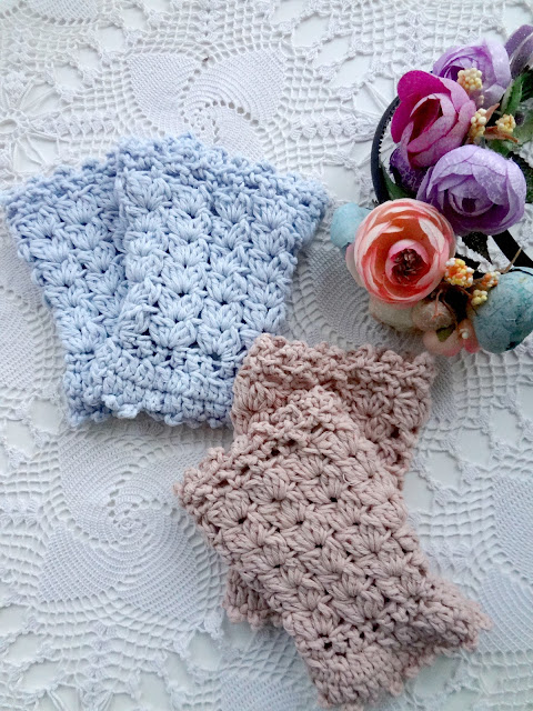 Snow Princess Warmers- crochet pattern