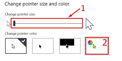 Mengganti Ukuran dan Warna Kursor di Windows 10