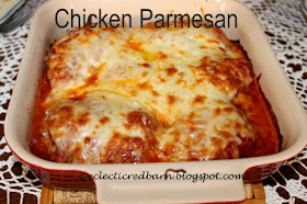 Eclectic Red Barn: Easy Chicken Parmesan 